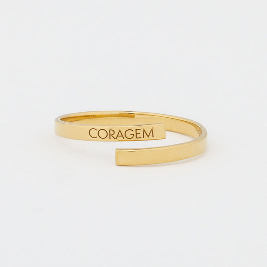 Coragem Adjustable Ring