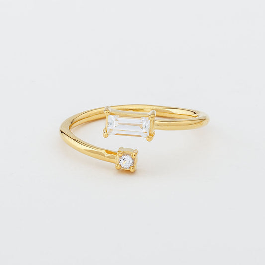 White Topaz Ring